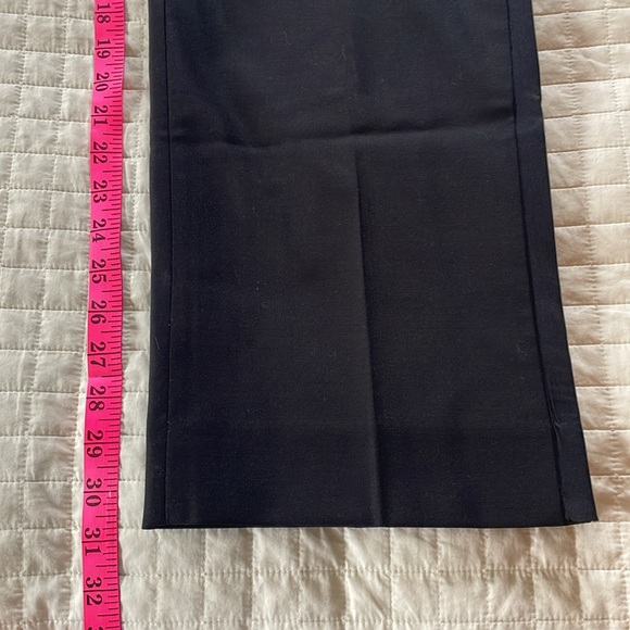 NWT Banana Republic | Tuxedo Pants | Straight Leg | Black | size 8 Petite - Picture 5 of 5